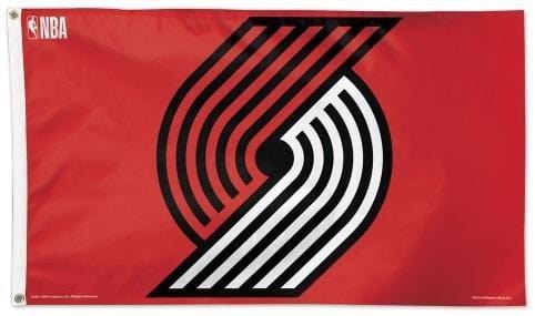 Portland Trail Blazers Deluxe Flag, 3' x 5' Red heartlandflags