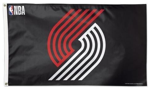 Portland Trail Blazers Flag 3x5 Black heartlandflags