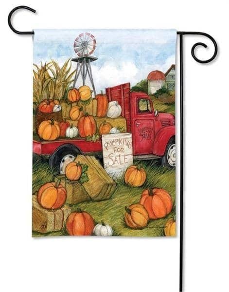 Pumpkins For Sale Garden Flag Fall heartlandflags