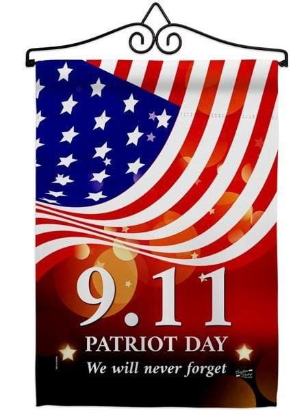 Remember 9/11 Garden Flag 2 Sided Patriot Day heartlandflags