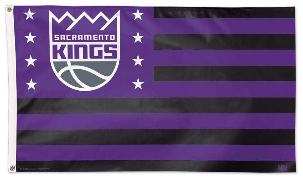 Sacramento Kings Flag 3x5 Americana Stars and Stripes heartlandflags