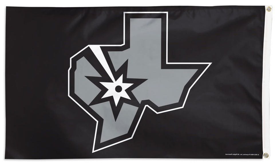 San Antonio Spurs Flag 3x5 Alternate Logo heartlandflags