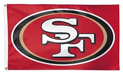 San Francisco 49ers Flag Logo 2 Sided heartlandflags