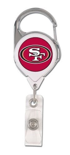 San Francisco 49ers Reel 2 Sided Badge Holder heartlandflags