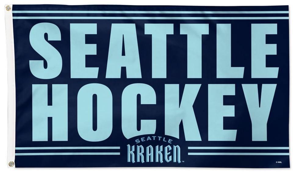 Seattle Kraken Flag 3x5 Hockey Slogan heartlandflags