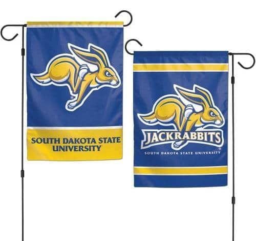 South Dakota State University Jackrabbits Garden Flag 2 Sided SDSU heartlandflags