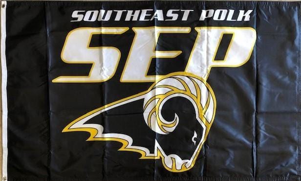 Southeast Polk Rams Flag 2 Sided 3x5 heartlandflags