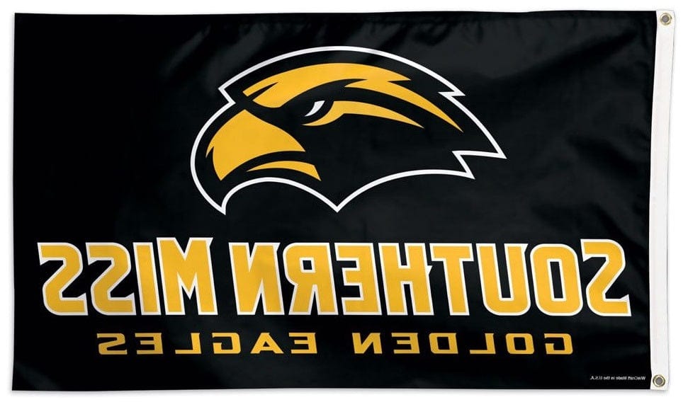 Southern Mississippi Golden Eagles Flag 3x5 Black heartlandflags