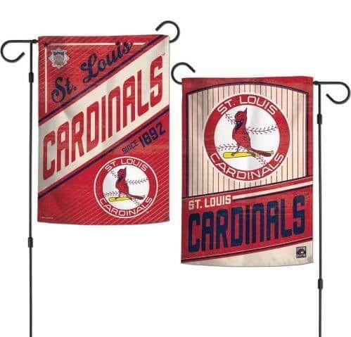 St Louis Cardinals Garden Flag 2 Sided Retro Classic heartlandflags