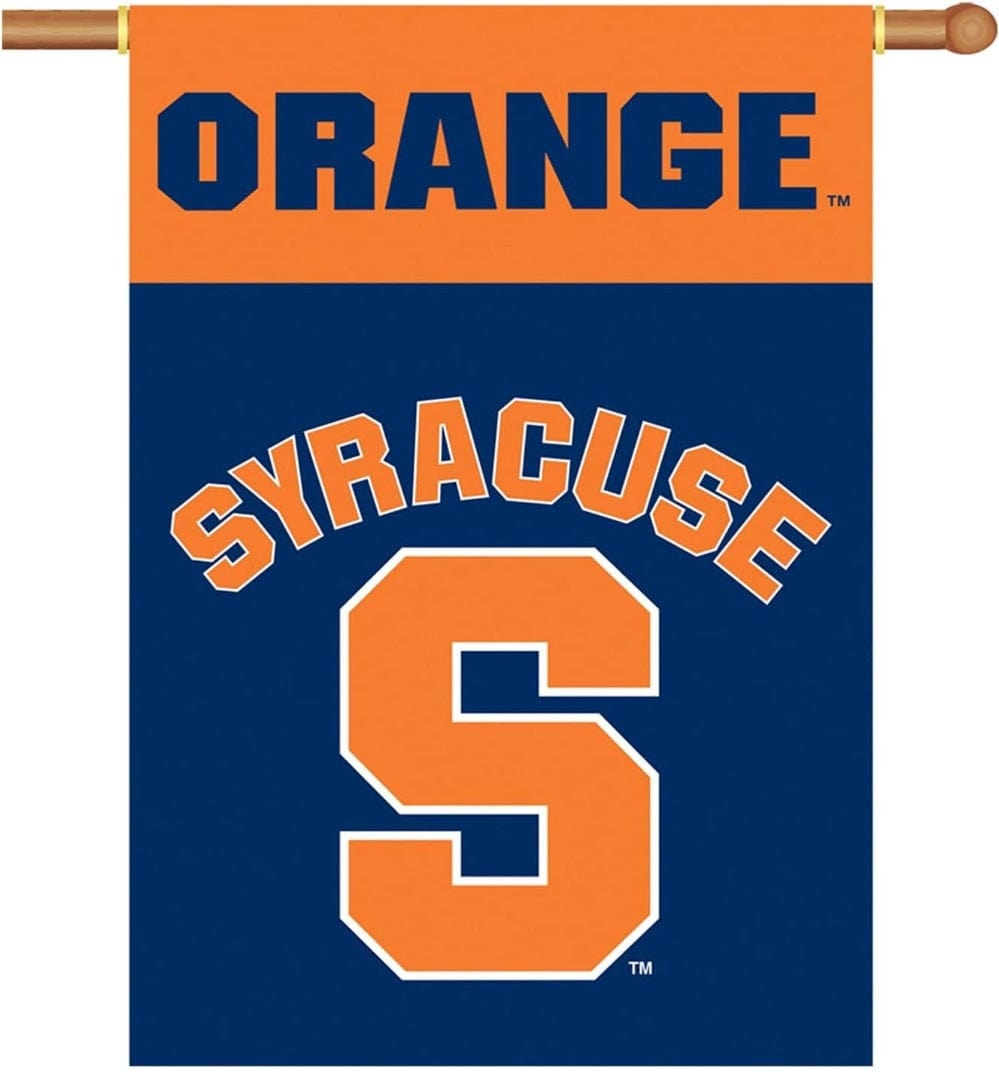 Syracuse Orange Banner 2 Sided S Logo heartlandflags