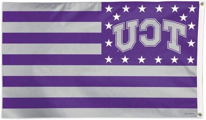 TCU Flag 3x5 Patriotic Stars Stripes heartlandflags