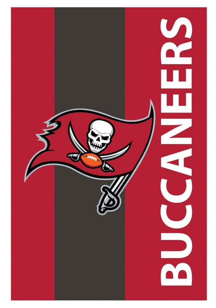 Tampa Bay Buccaneers Garden Flag 2 Sided Applique heartlandflags