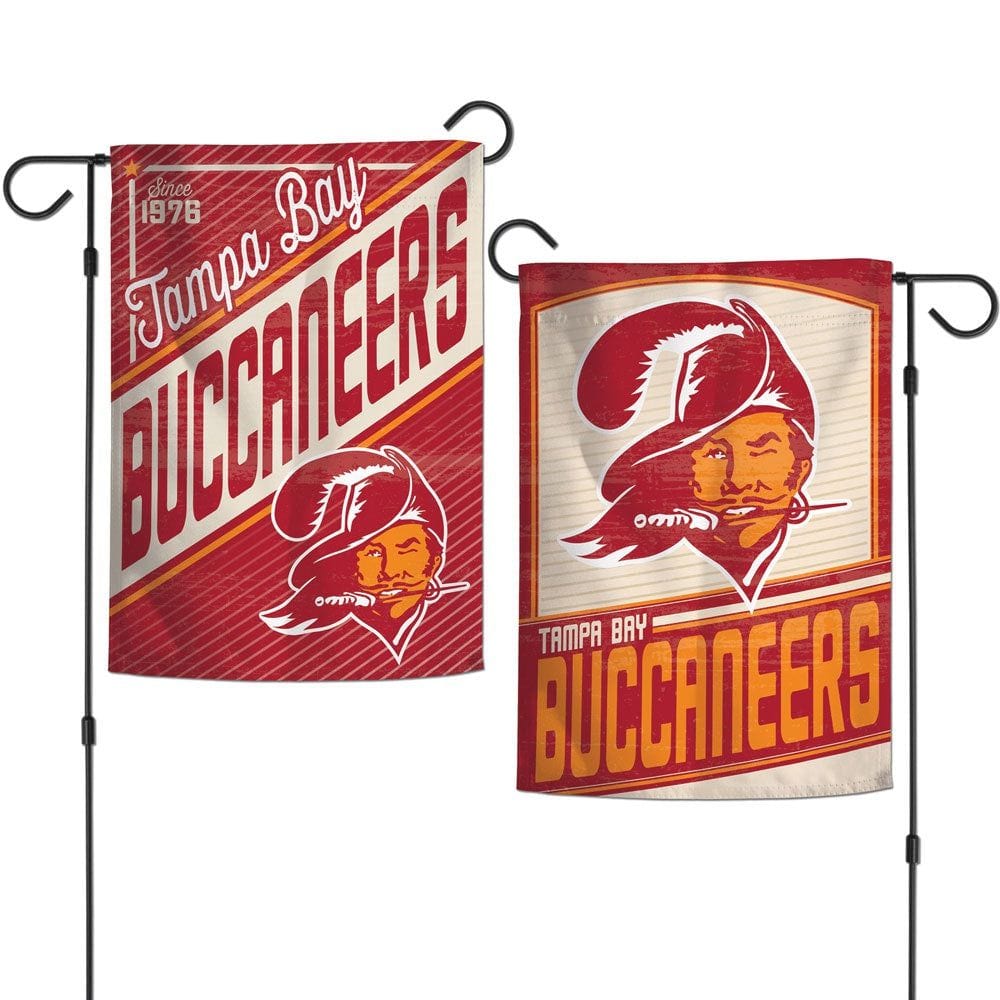 Tampa Bay Buccaneers Garden Flag 2 Sided Classic Logo heartlandflags