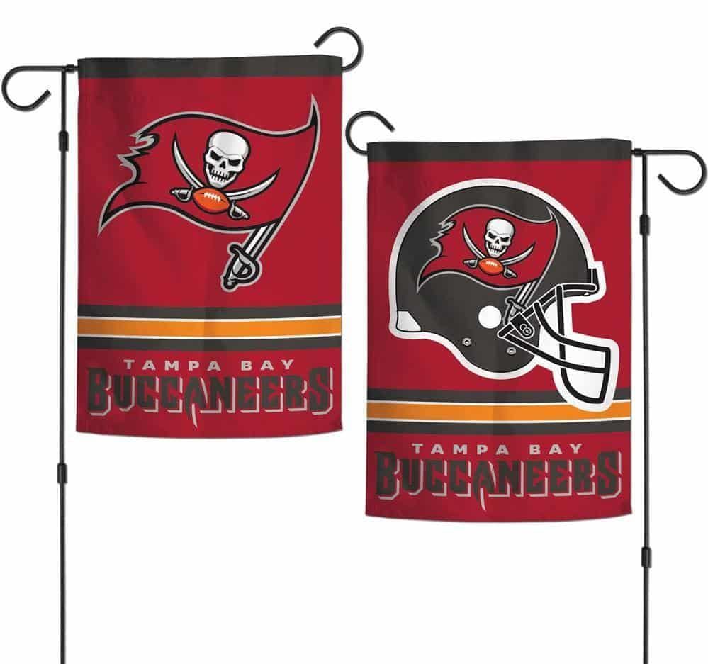 Tampa Bay Buccaneers Garden Flag 2 Sided Helmet heartlandflags