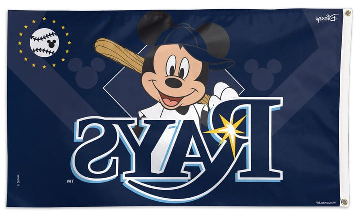 Tampa Bay Rays Flag 3x5 Mickey Mouse Disney Baseball heartlandflags