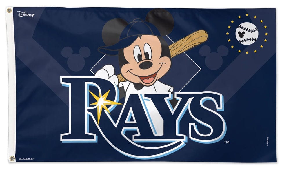 Tampa Bay Rays Flag 3x5 Mickey Mouse Disney Baseball heartlandflags