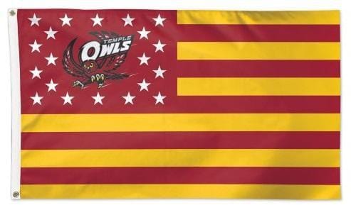 Temple Owls Flag 3x5 Americana Stars Stripes heartlandflags