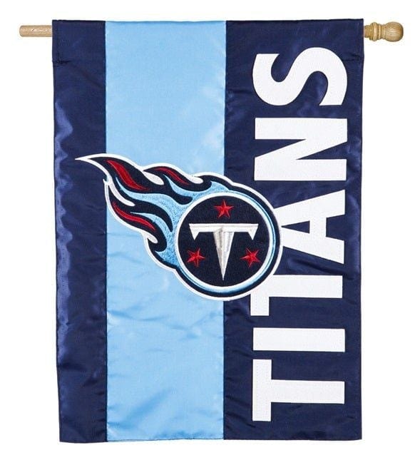 Tennessee Titans Flag 2 Sided Applique House Banner heartlandflags