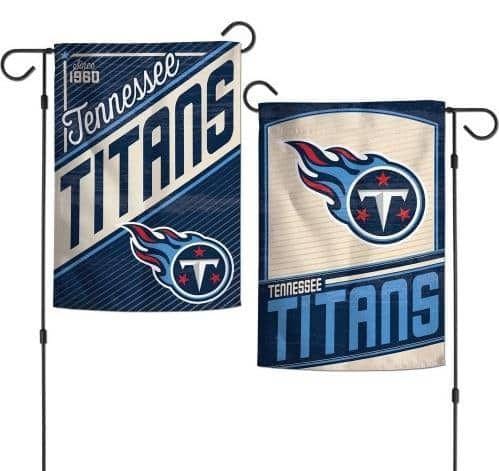 Tennessee Titans Garden Flag 2 Sided Retro Classic Logo heartlandflags