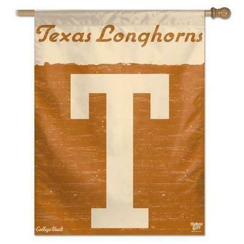 Texas Longhorns Flag College Vault Throwback Logo heartlandflags