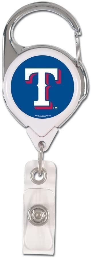 Texas Rangers Reel 2 Sided Domed Retractable ID Badge Holder heartlandflags