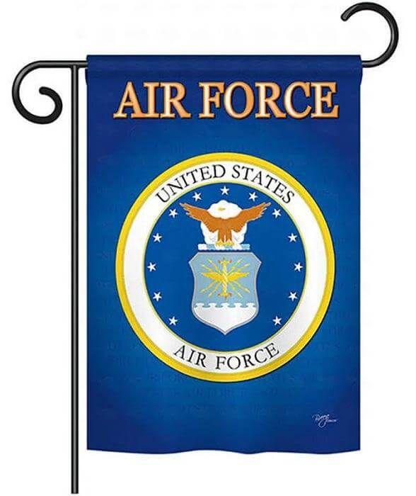 US Air Force 2 Sided Military Garden Flag heartlandflags