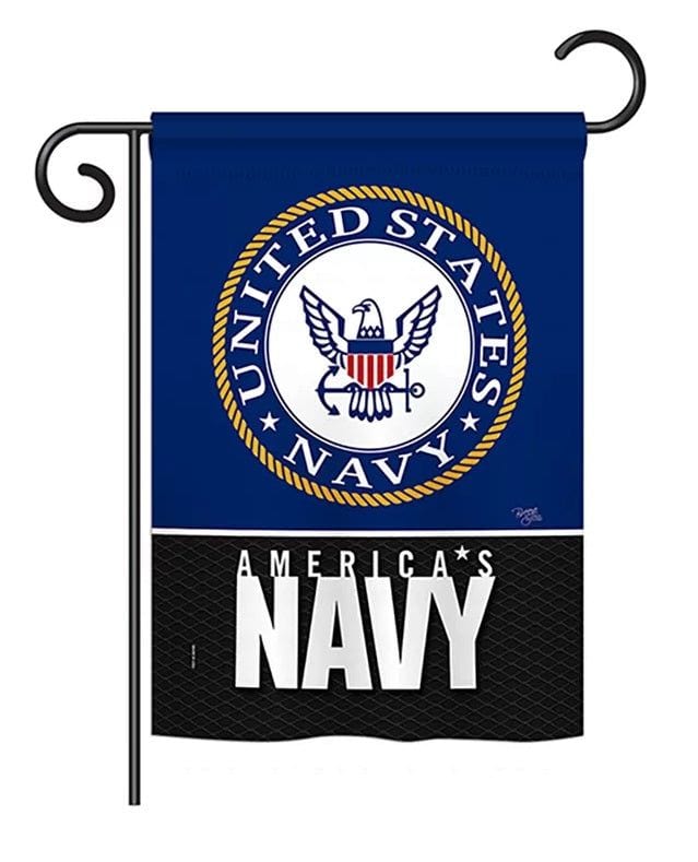 US America Navy 2 Sided Garden Flag Military heartlandflags