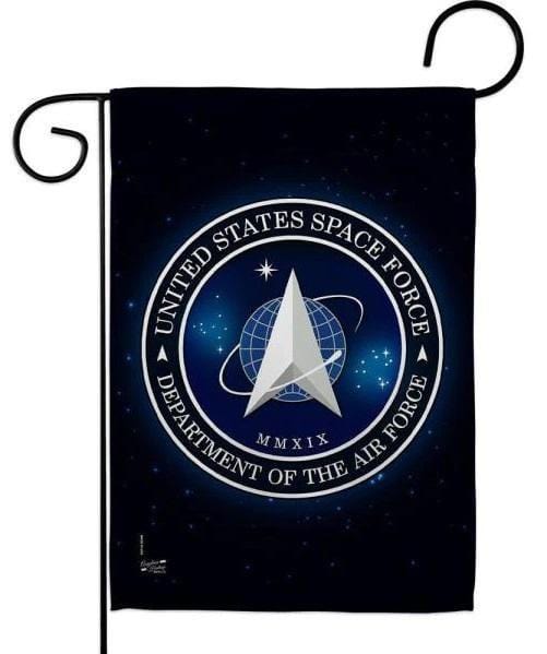 US Space Force Garden Flag 2 Sided heartlandflags