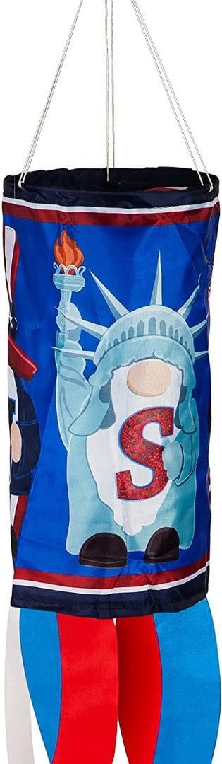 USA Gnomes Windsock 40 Inches Long Patriotic heartlandflags