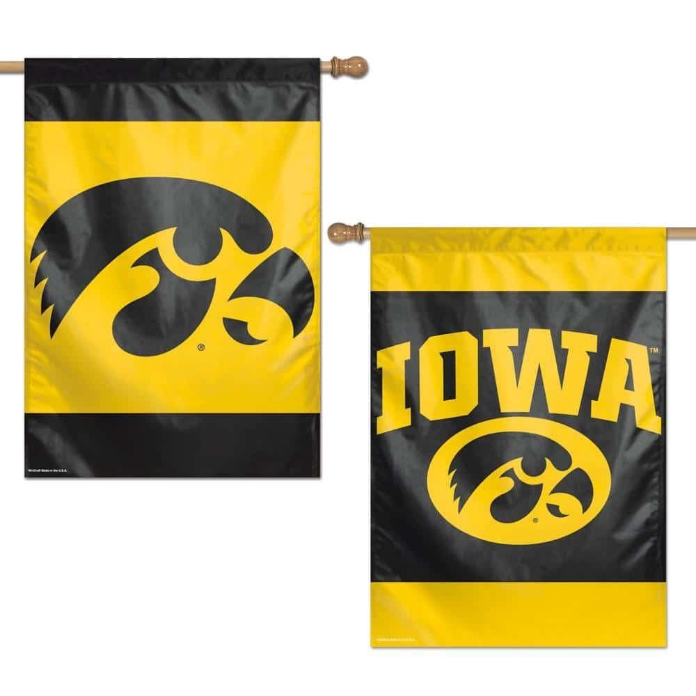 University of Iowa Hawkeyes Banner 2 Sided House Flag heartlandflags