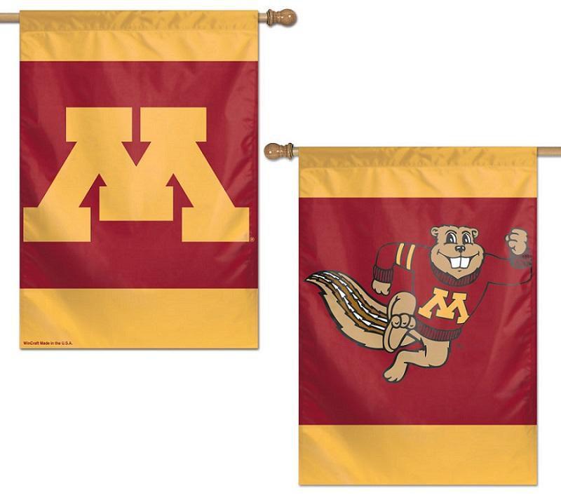 University of Minnesota Flag 2 Sided Vertical House Banner heartlandflags