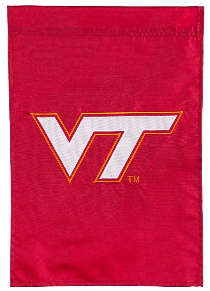 Virginia Tech Garden Flag 2 Sided Applique Logo heartlandflags