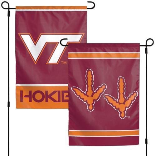 Virginia Tech Hokies Garden Flag 2 Sided Logo heartlandflags