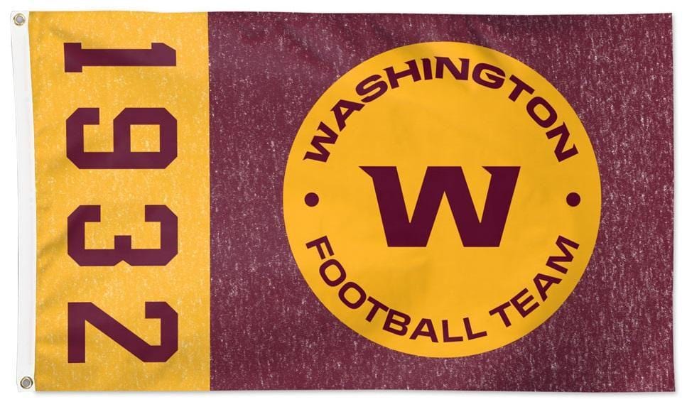 Washington Football Team Flag 3x5 Est 1932 heartlandflags