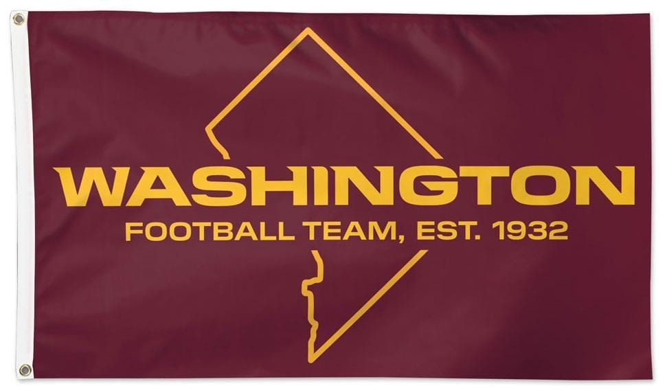 Washington Football Team Flag 3x5 Logo heartlandflags