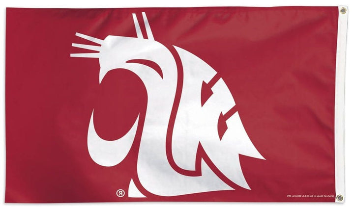 Washington State Cougars Flag 3x5 Logo heartlandflags