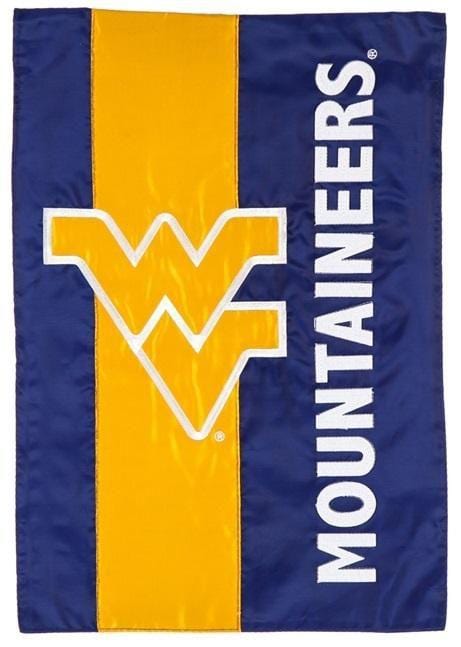 West Virginia Mountaineers Garden Flag 2 Sided Applique heartlandflags