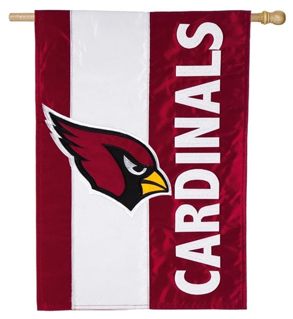 Arizona Cardinals Flag 2 Sided Enriched Applique House Banner heartlandflags