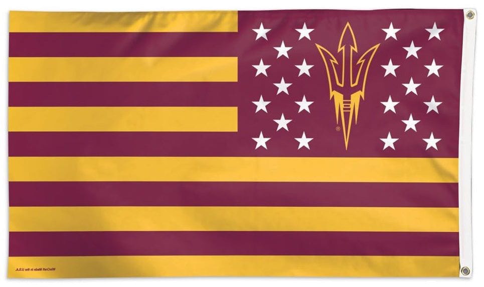 Arizona State Sun Devils Flag 3x5 Americana Stars and Stripes heartlandflags