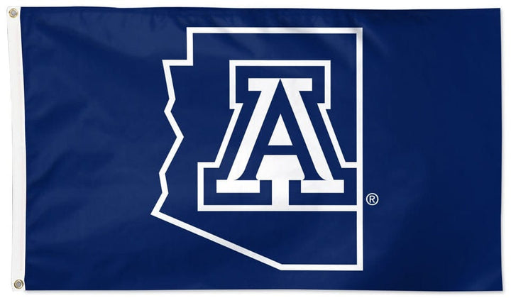 Arizona Wildcats Flag 3x5 Secondary Logo on Blue heartlandflags