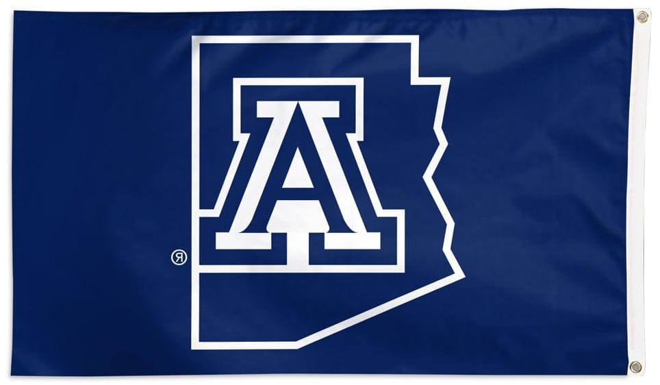 Arizona Wildcats Flag 3x5 Secondary Logo on Blue heartlandflags