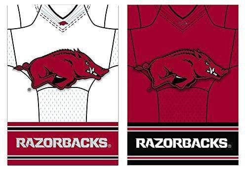 Arkansas Razorbacks Garden Flag 2 Sided Jersey heartlandflags