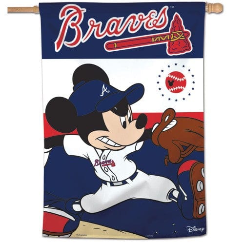 Atlanta Braves Flag Mickey Mouse Banner heartlandflags