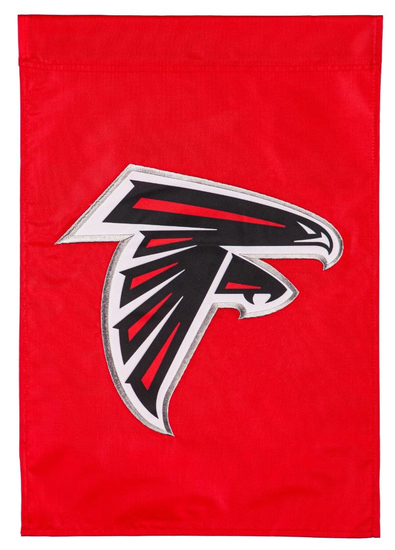 Atlanta Falcons Garden Flag 2 Sided Applique Logo heartlandflags