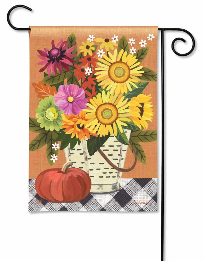 Autumn Basket Garden Flag 2 Sided heartlandflags