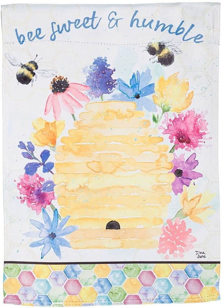 Bee Sweet Bee Humble Garden Flag 2 Sided Inspirational heartlandflags