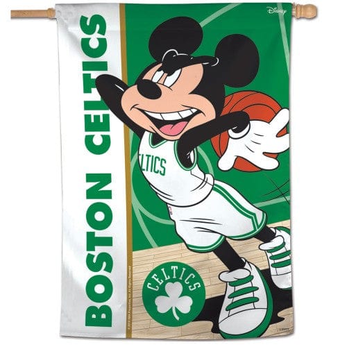 Boston Celtics Flag Mickey Mouse House Banner Disney heartlandflags