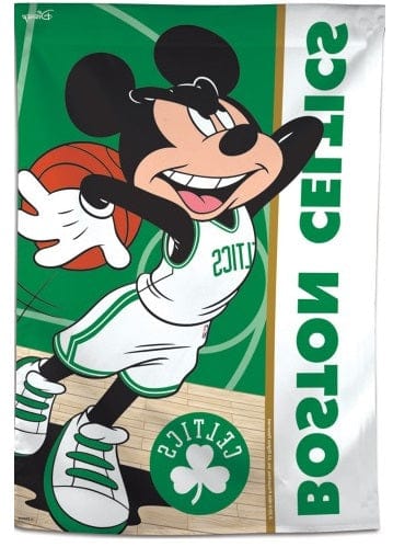 Boston Celtics Flag Mickey Mouse House Banner Disney heartlandflags