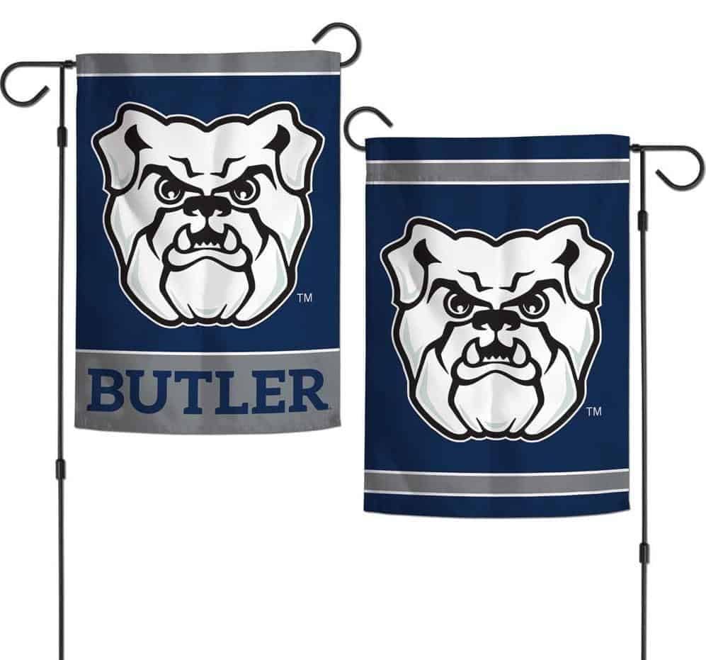 Butler Bulldogs Garden Flag 2 Sided Logo heartlandflags