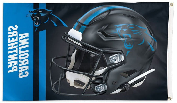 Carolina Panthers Flag 3x5 Alternate Helmet heartlandflags